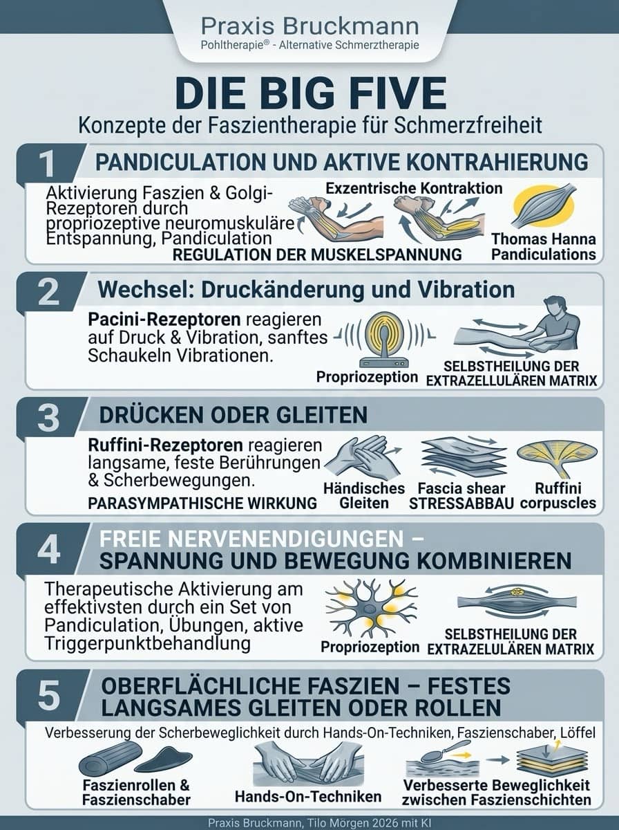 Moderne evidente Behandlungsmethode der Faszien der Praxis Bruckmann - 2026